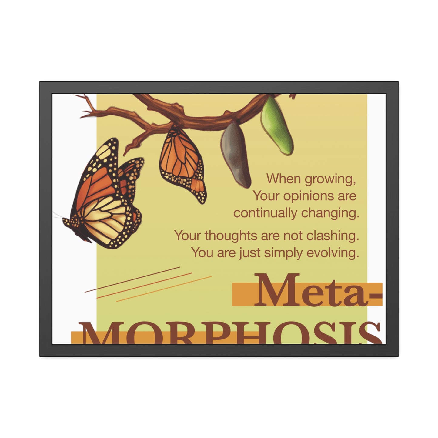 Ricardo Derose Metamorphosis Framed Paper Posters