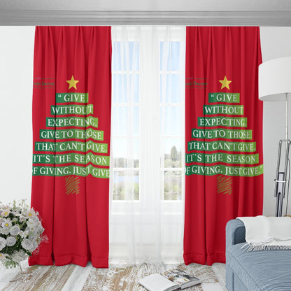 A Christmas Story - Blackout Curtains with Hooks | 265(gsm)