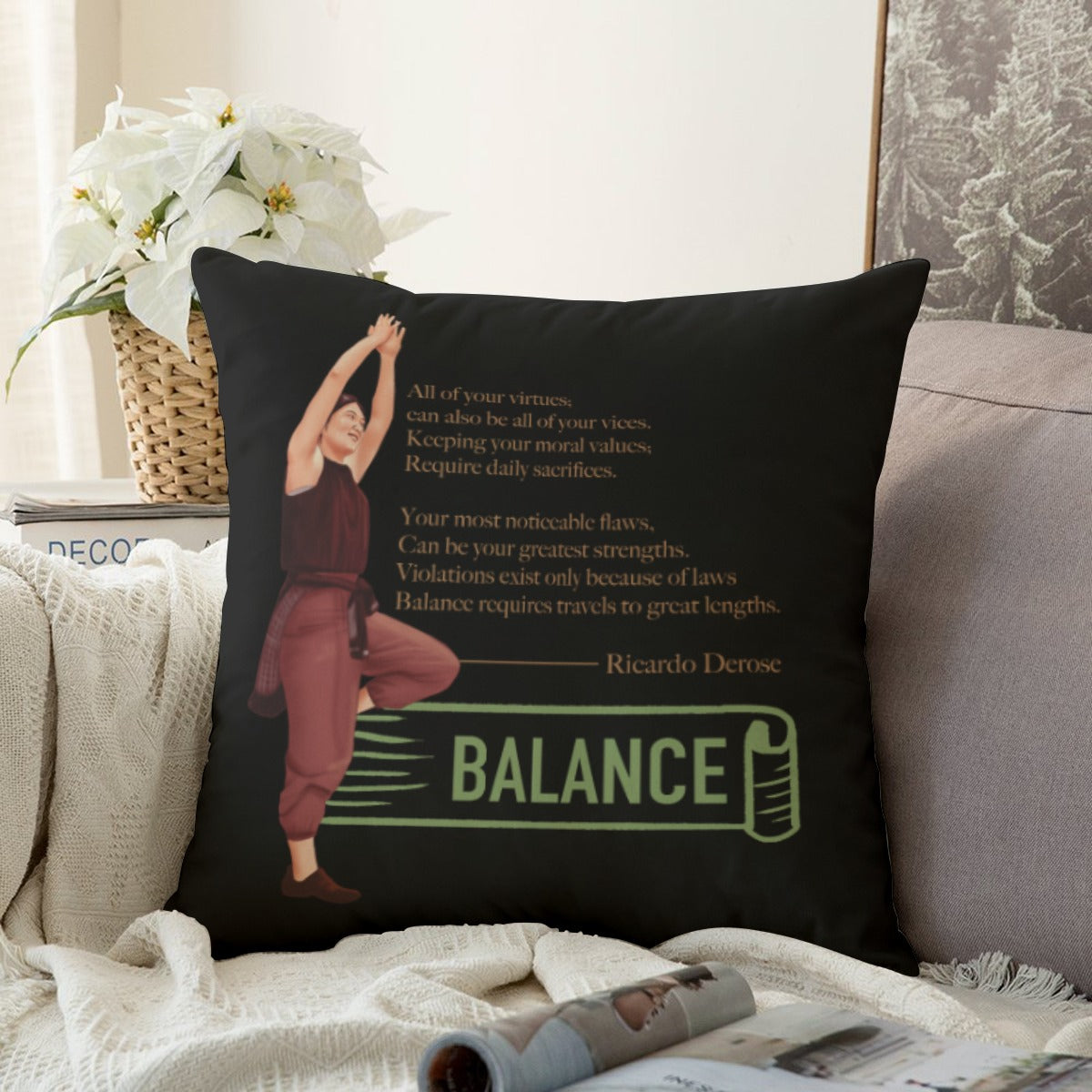 Balance - Couch Pillowcase