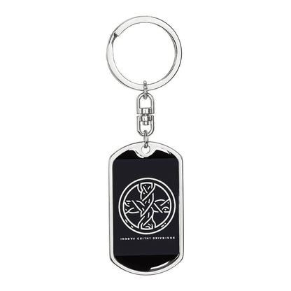 Graphic Dog Tag Keychain Symbol Dog Tag Key Chain Holder