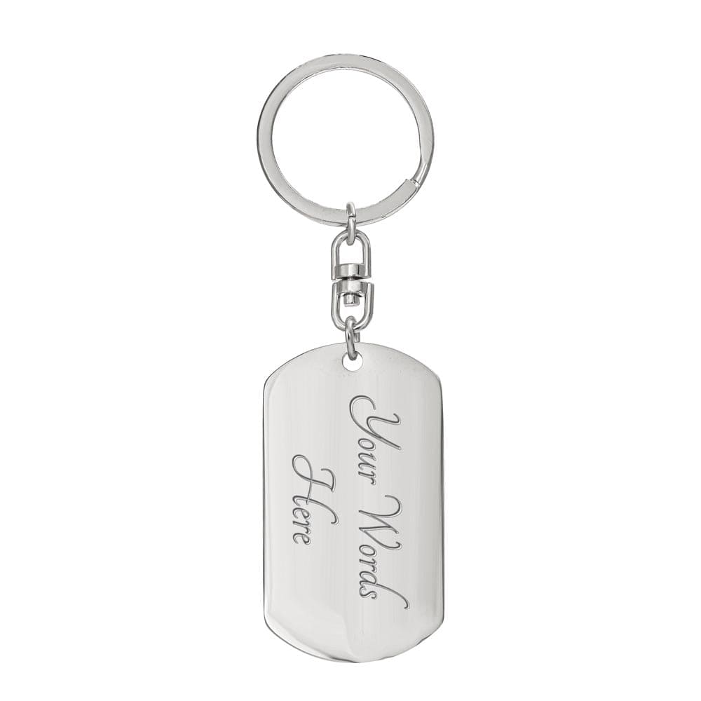 Graphic Dog Tag Keychain Symbol Dog Tag Key Chain Holder