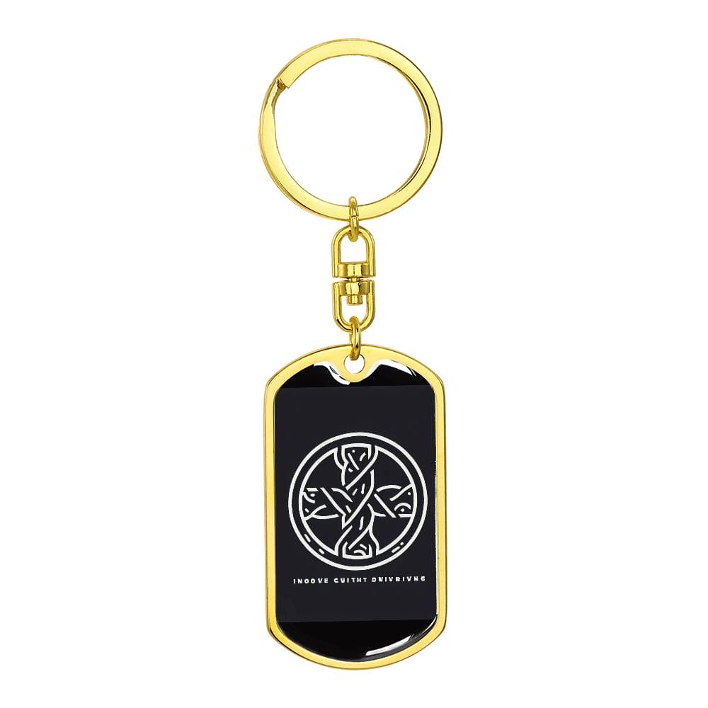 Graphic Dog Tag Keychain Symbol Dog Tag Key Chain Holder