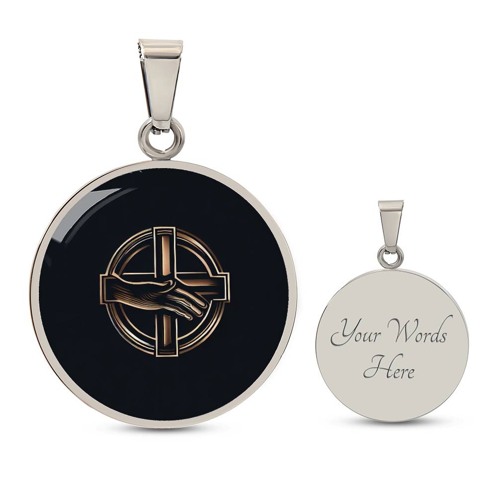 Kindness Symbol Circle Necklace - Derose Entertainment 