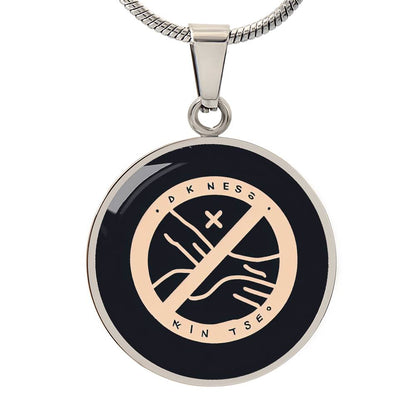 Kindness Symbol Circle Necklace