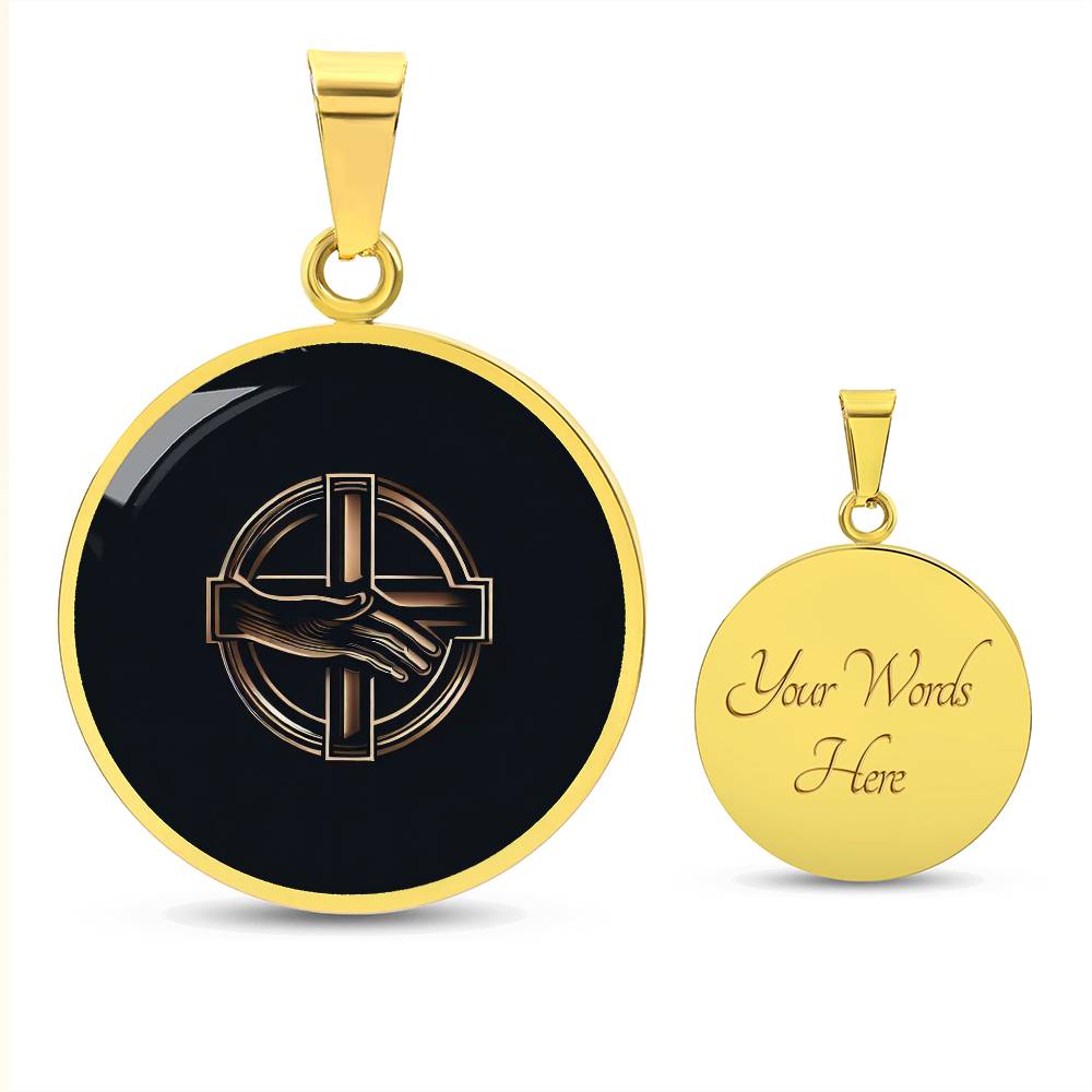 Kindness Symbol Circle Necklace - Derose Entertainment 