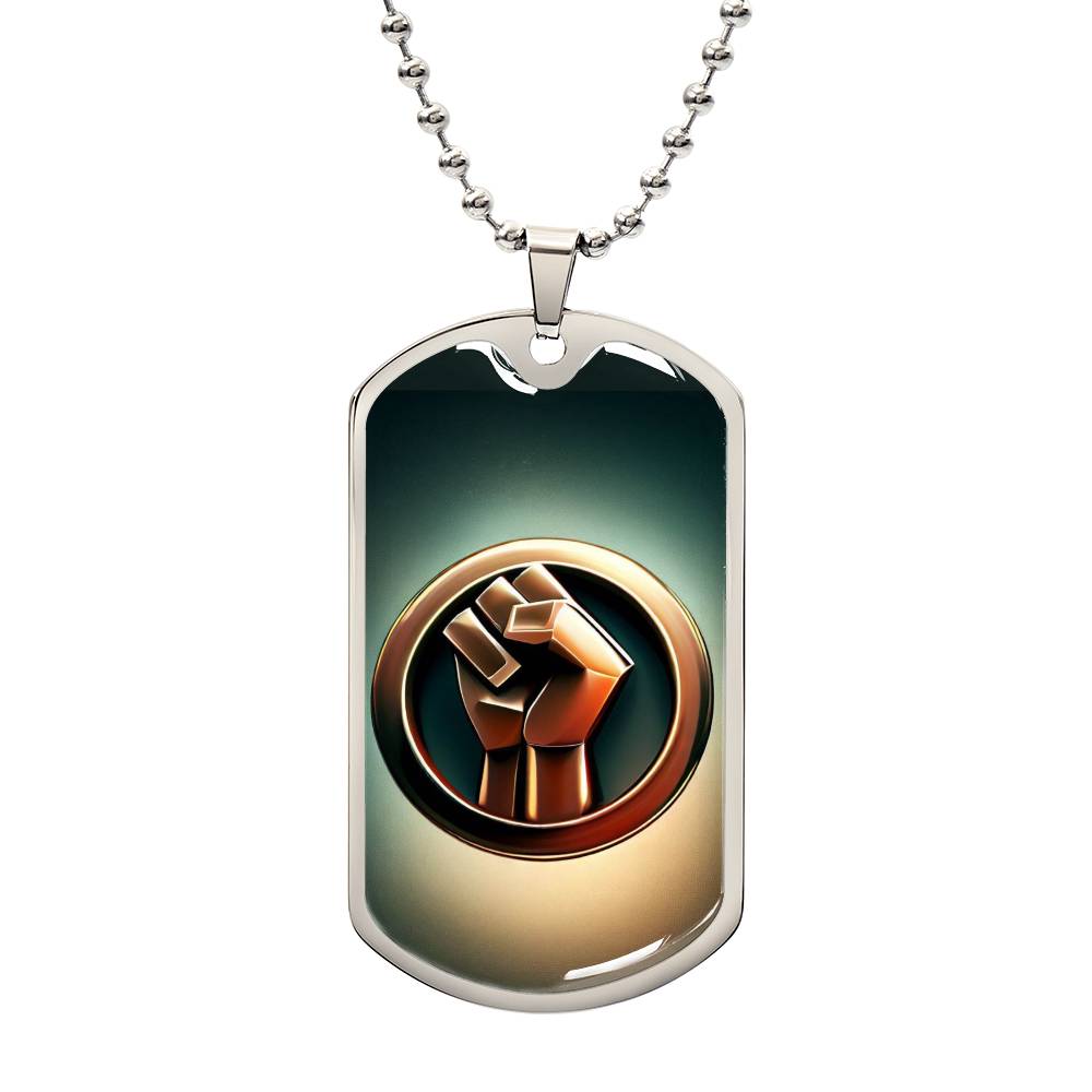 Perseverance Symbol Dog Tag