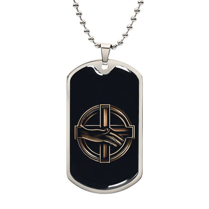 Kindness  Symbol Dog Tag Necklace