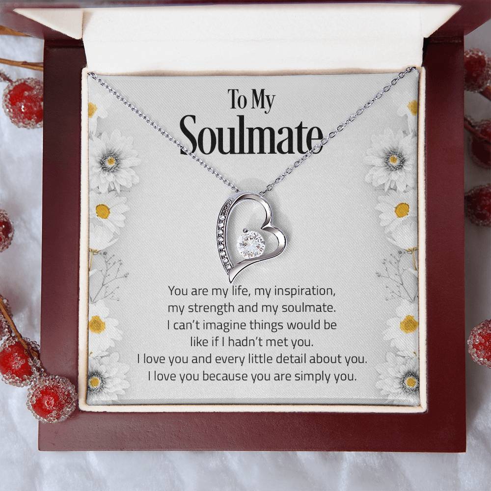 To My Soulmate | I Love You - Forever Love Necklace - Derose Entertainment 