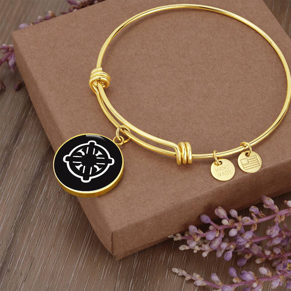 Strength Symbol Circle Bangles