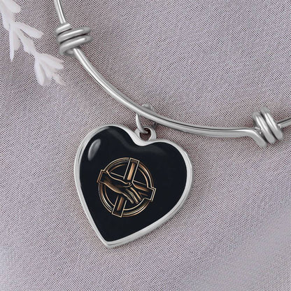 Symbol of kindness Heart Bangle - Derose Entertainment 