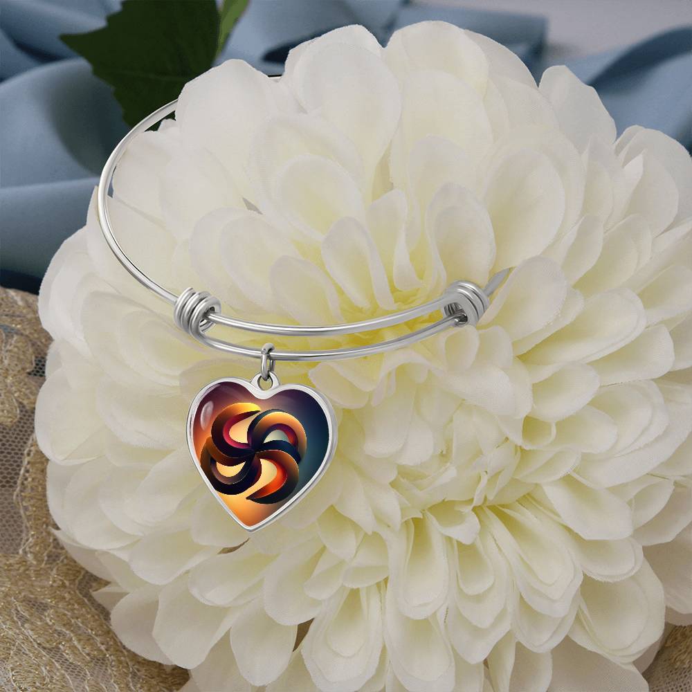 Unity Symbol Heart Bangles