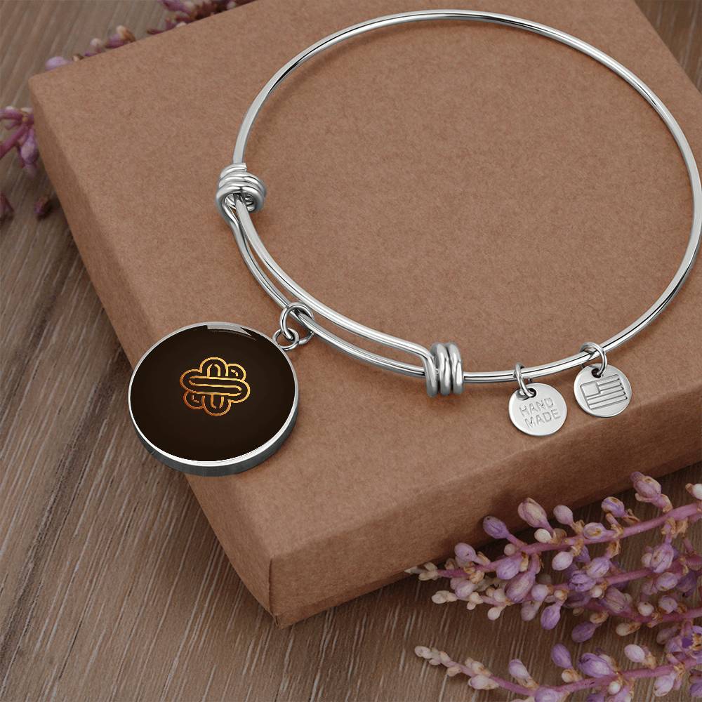 Symbol of Kindness Circle Bangle - Derose Entertainment 