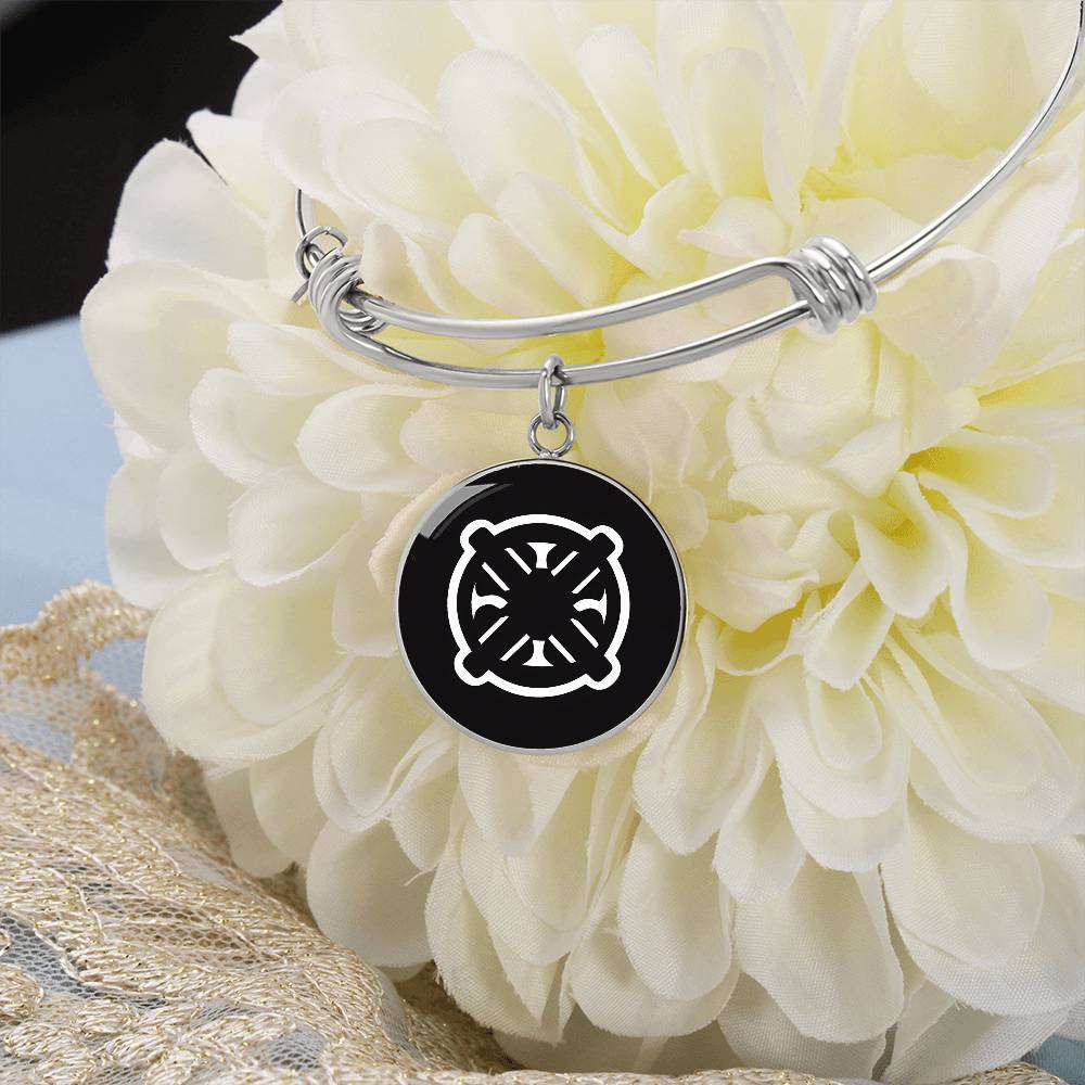 Strength Symbol Circle Bangles