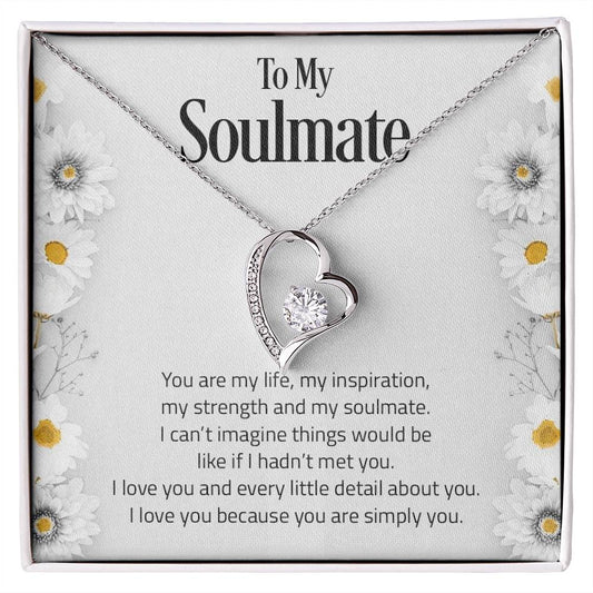To My Soulmate | I Love You - Forever Love Necklace - Derose Entertainment 