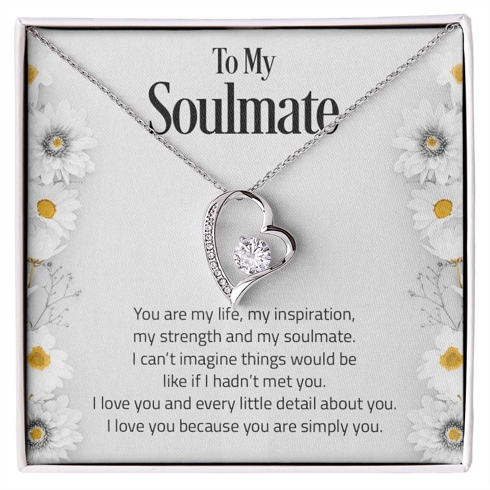 To My Soulmate | I Love You - Forever Love Necklace - Derose Entertainment 