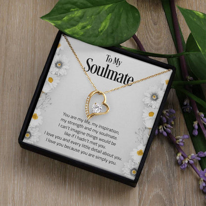 To My Soulmate | I Love You - Forever Love Necklace - Derose Entertainment 