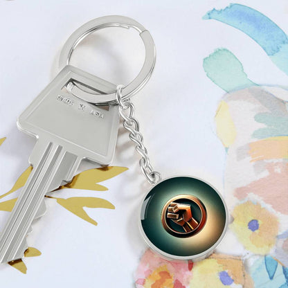 Progress Symbol Keychain