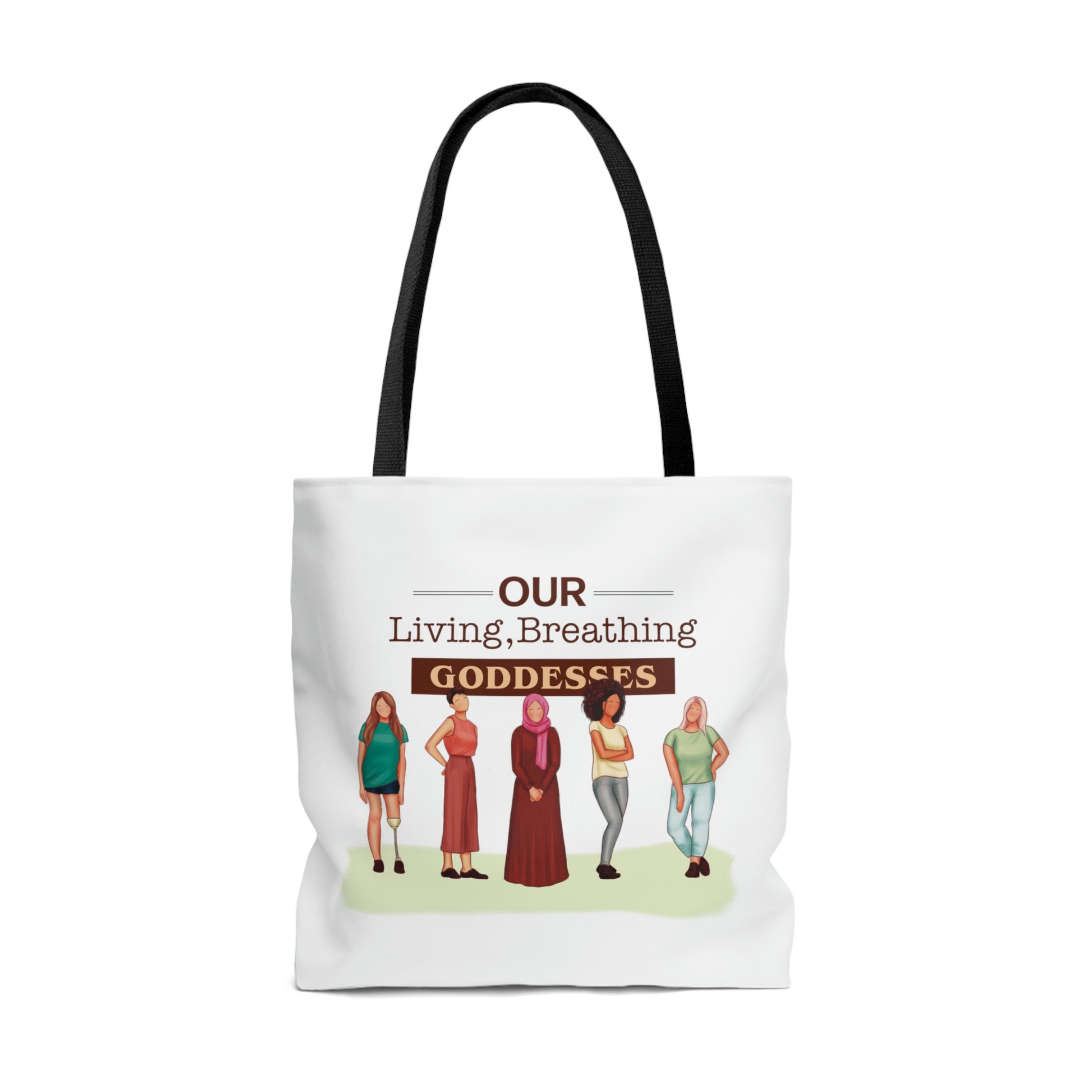 Our Living, Breathing Goddess - Tote Bag (AOP) - Derose Entertainment 