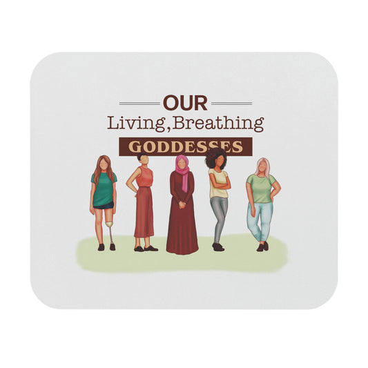 Our Living, Breathing Goddess 1-2 - Mouse Pad (Rectangle) - Derose Entertainment 