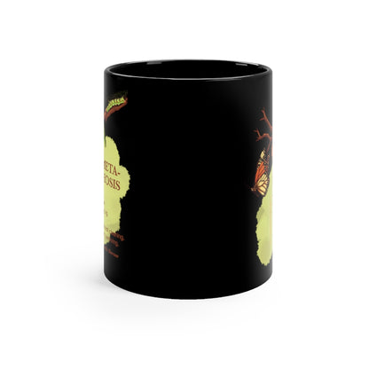 Black and Yellow Coffee Layer's Mug by Ricardo Derose 