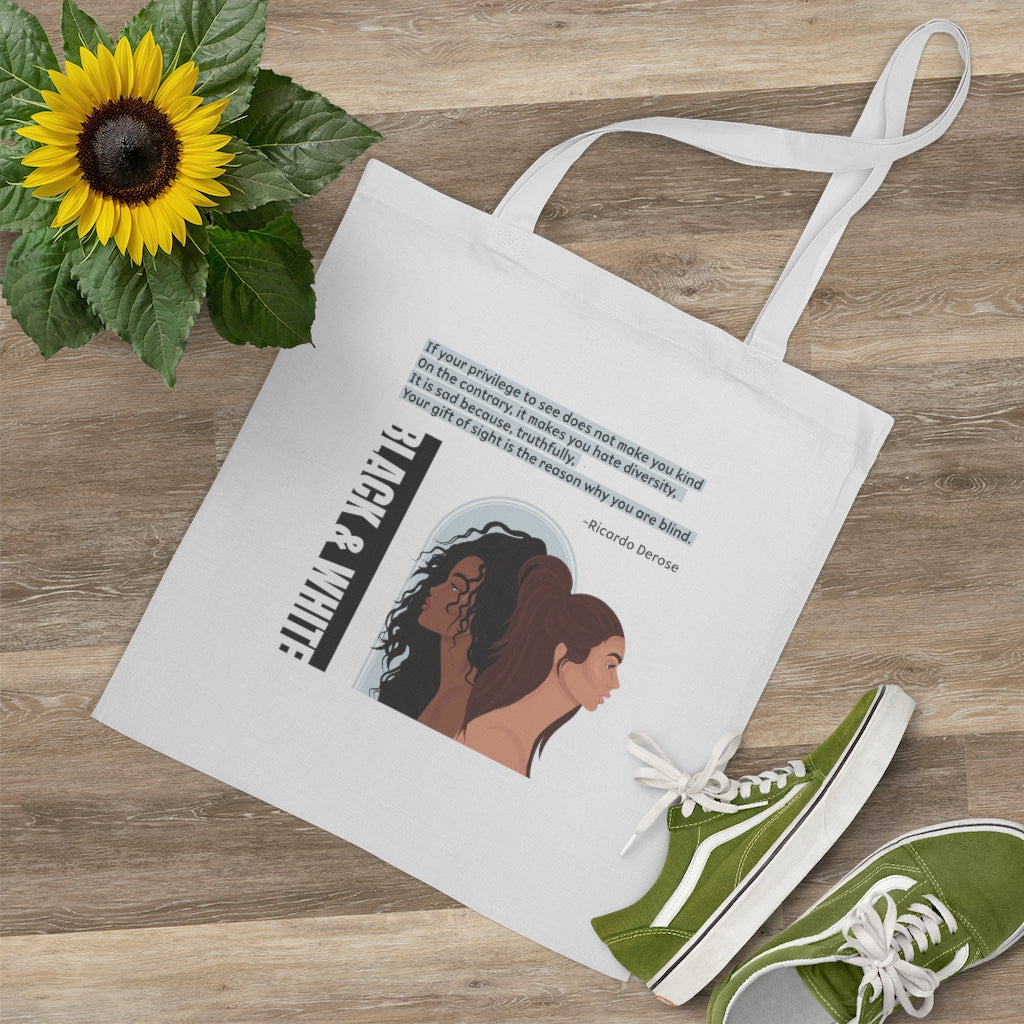 Black & White - Tote Bag - Derose Entertainment 