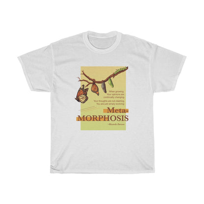 Metamorphosis t-shirt with citation