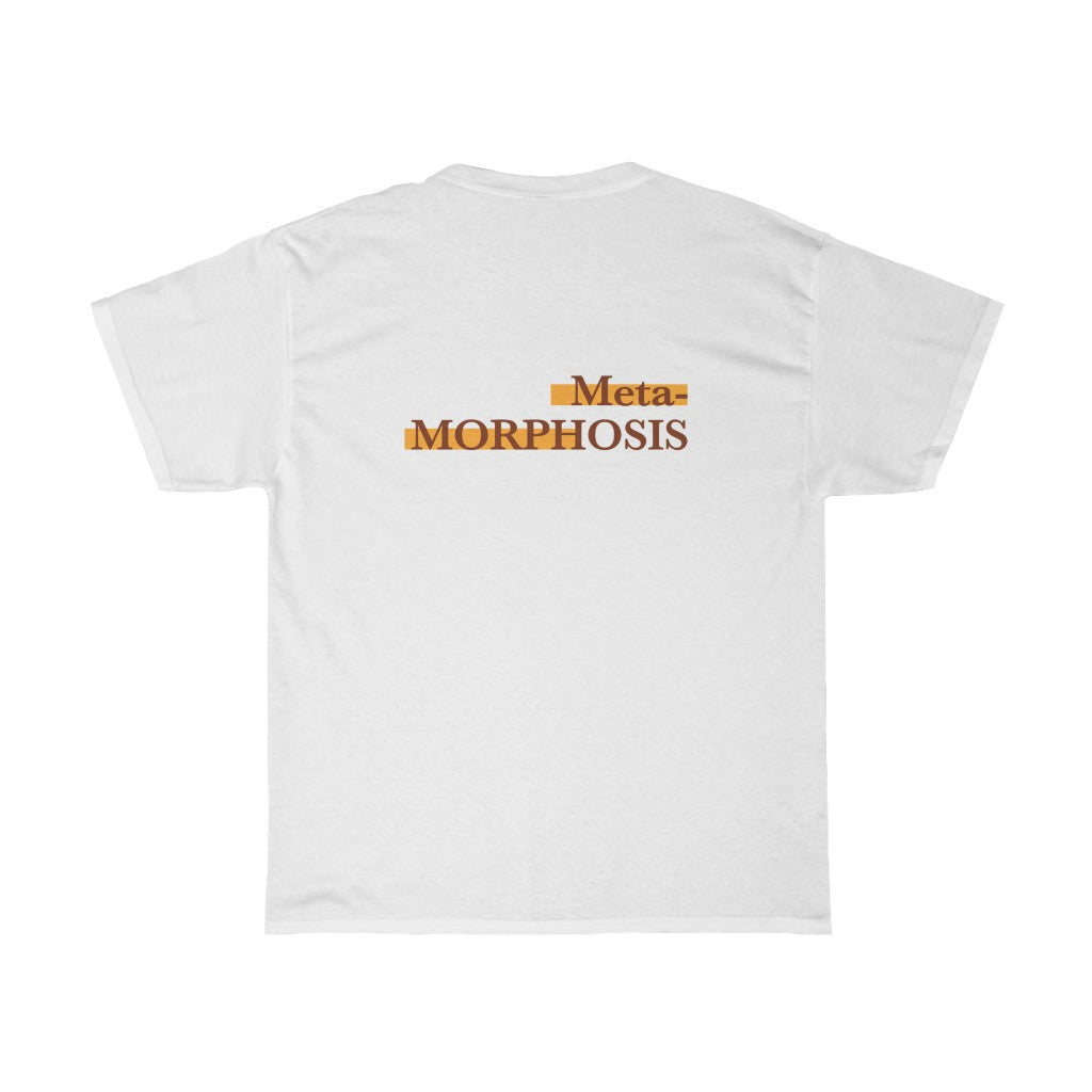 Metamorphosis t-shirt with citation